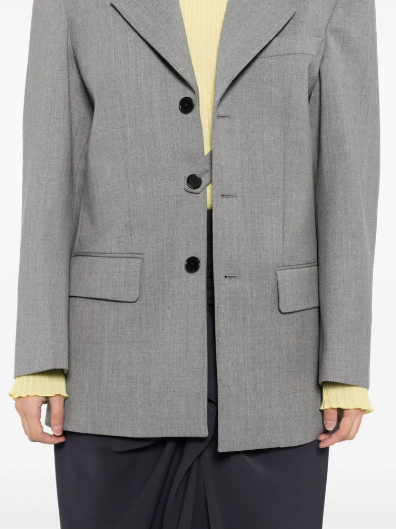Jackets & Coats>ALAINPAUL Single Breasted Tailored Jacket