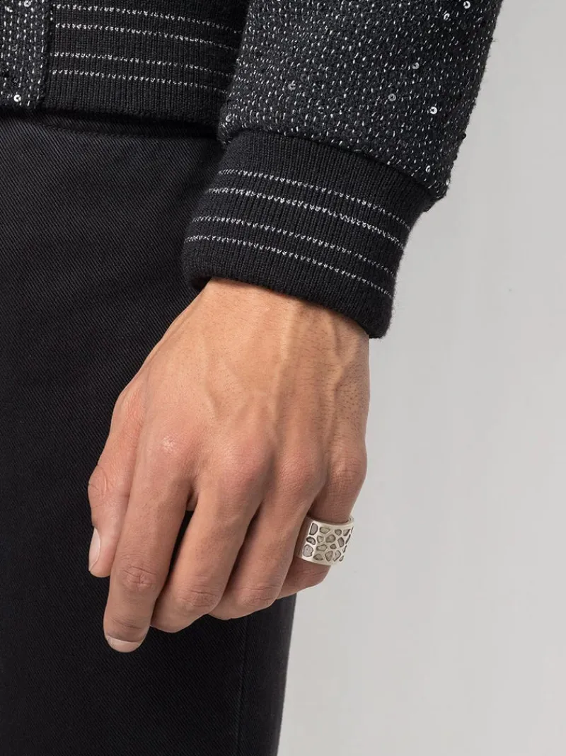 Jewelry | Jewelry>PARTS OF FOUR Sistema Ring (Mega Pavé, 17mm, MA+DIA)