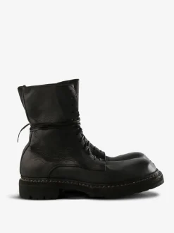 Boots>GUIDI Sole Rubber Laced Big Daddy Boots