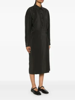 Dresses>LEMAIRE Straight Collar Twisted Dress