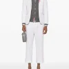 Shirts>THOM BROWNE Straight Fit BD PC L/S W/GG Armband Stripe Madras Shirt