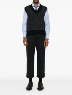 Shirts>THOM BROWNE Straight Fit Shirt