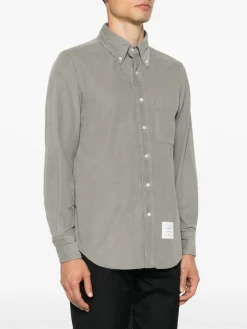 Shirts>THOM BROWNE Straight Fit Shirt