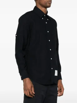 Shirts>THOM BROWNE Straight Fit Shirt