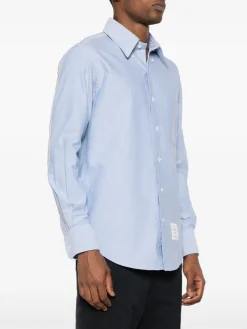 Shirts>THOM BROWNE Straight Fit Shirt