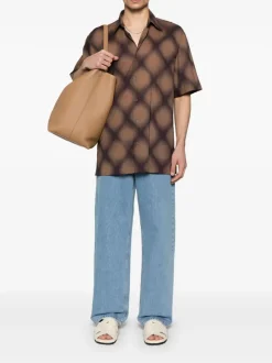 Jeans>DRIES VAN NOTEN Straight Leg Button Fly Jean