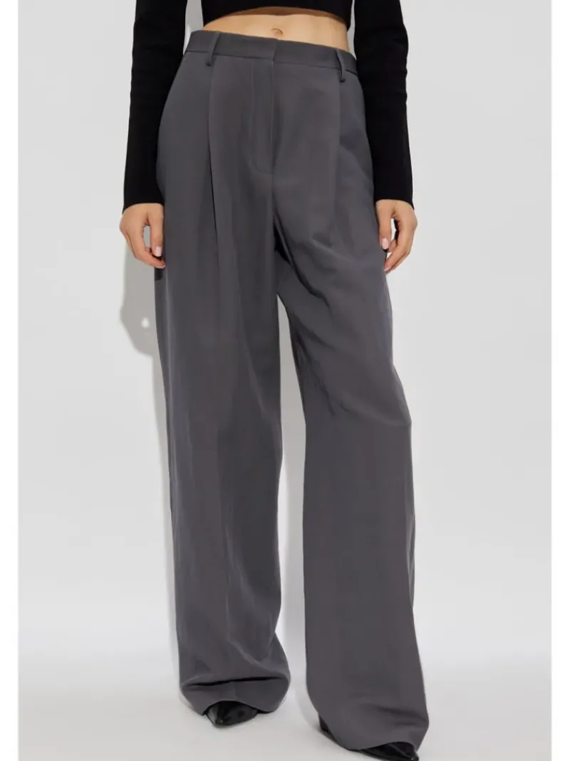 Pants>DRIES VAN NOTEN Straight Leg Trousers
