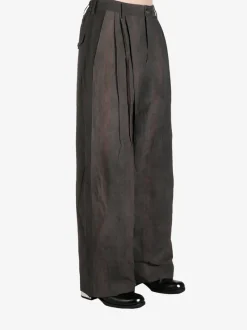 Pants>ZIGGY CHEN Straight Leg Wide Trousers