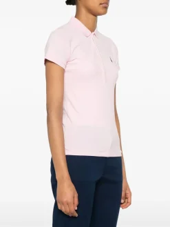 T-shirts>POLO RALPH LAUREN Stretch Mesh Julie Polo Slim Short Sleeve Polo Shirt