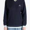 Knitwear>SHUSHU/TONG Striped Knitted Long Sleeved Top