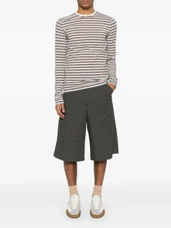 T-shirts | T-shirts>ERL Striped Long Sleeved Shirt