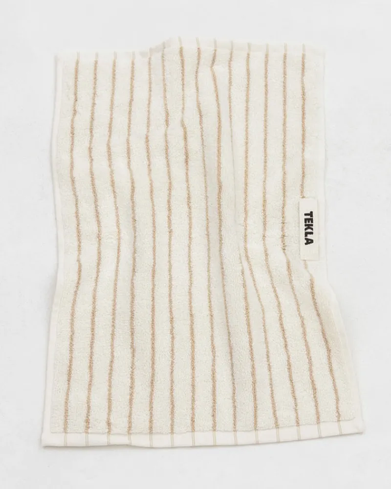 Home>TEKLA Striped Organic Cotton Terry Hand Towel 20x35''