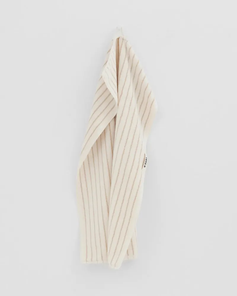 Home>TEKLA Striped Organic Cotton Terry Hand Towel 20x35''