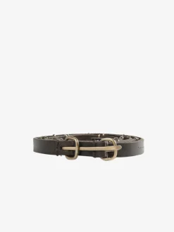 Small Accessories | Small Accessories>MA+ + Studded Double Oval Buckle Extra Thin Belt