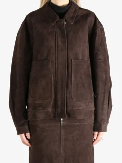 Jackets & Coats | Jackets & Coats>ATELIER NEW YORK Suede Leather Blouson Jacket