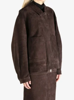 Jackets & Coats | Jackets & Coats>ATELIER NEW YORK Suede Leather Blouson Jacket