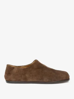 Loafers & Mules>MAISON MARGIELA Suede Tabi Moccasins