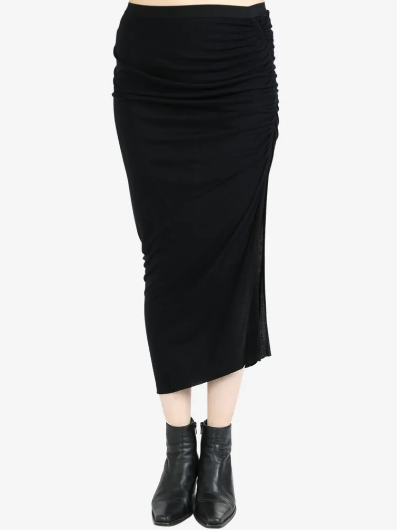 Skirts>RICK OWENS LILIES Svita Knee Skirt