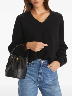 Bags>TORY BURCH T Monogram Leather Mini Bucket Bag