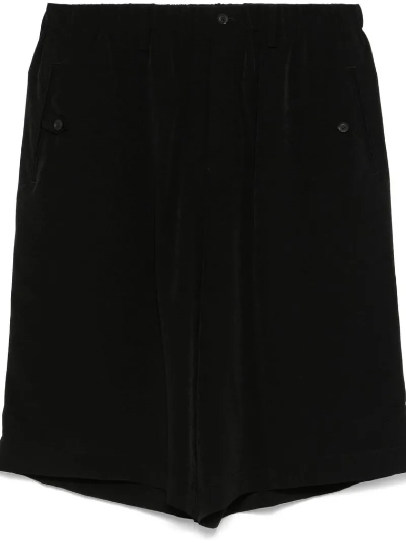 Shorts>YOHJI YAMAMOTO POUR HOMME Tab Half Pants