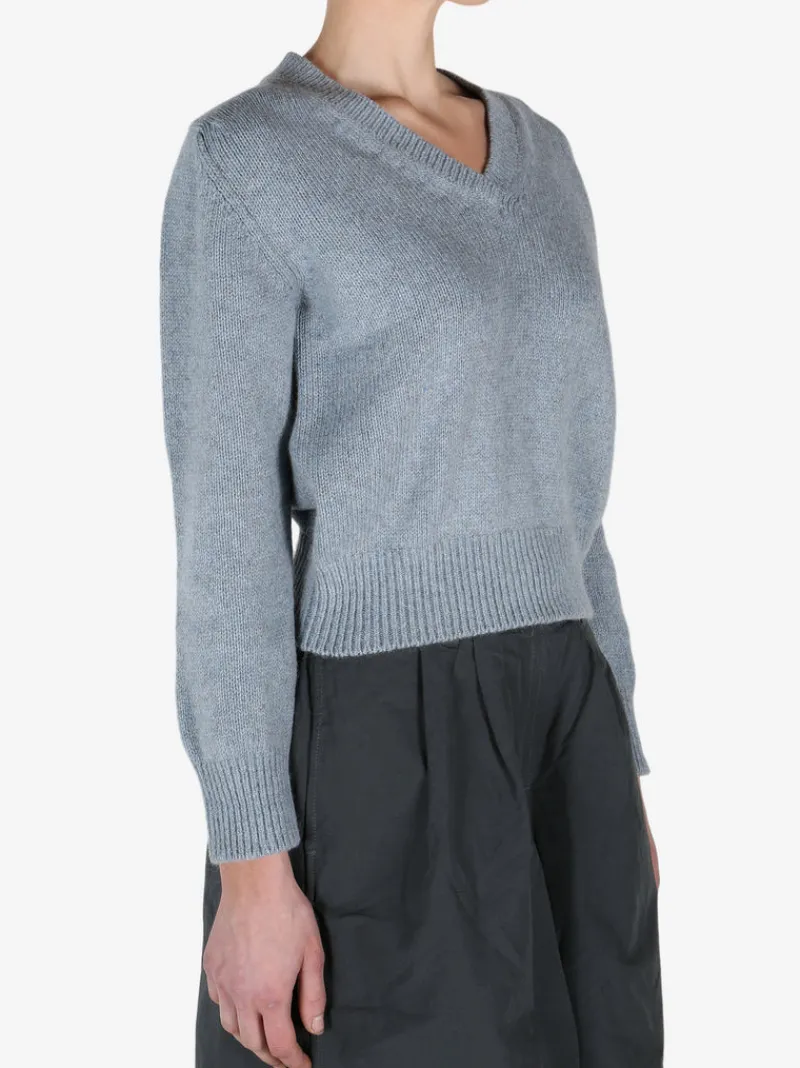 Tops>MARGARET HOWELL Tapered V Neck Top