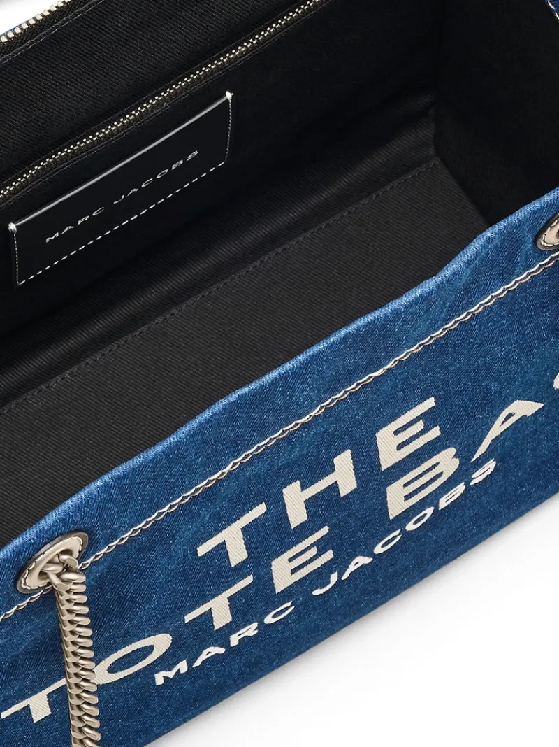 Bags>MARC JACOBS The Denim Chain Medium Tote Bag