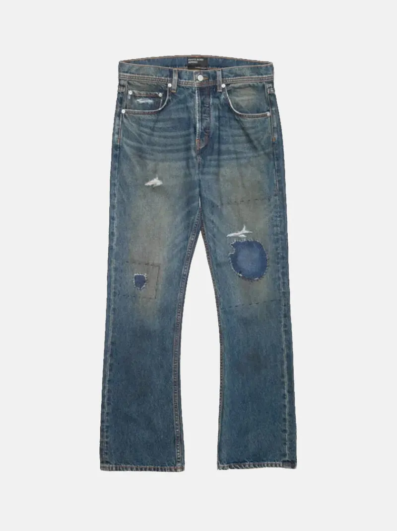 Jeans>ENFANTS RICHES DEPRIMES Thrashed Flare Jeans