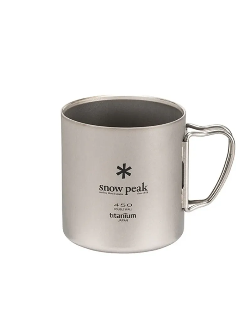 Outdoor | Home>SNOW PEAK Ti Double Wall Mug 450