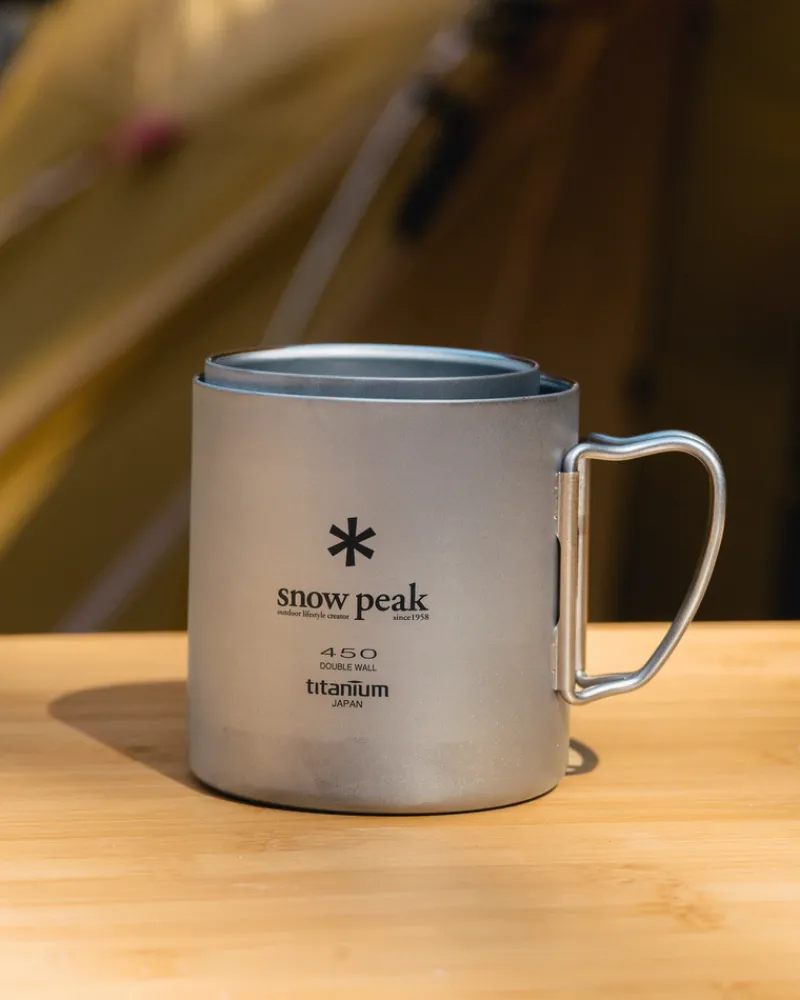 Outdoor | Home>SNOW PEAK Ti Double Wall Mug 450