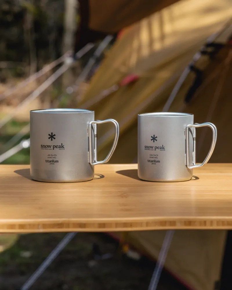 Outdoor | Home>SNOW PEAK Ti Double Wall Mug 450