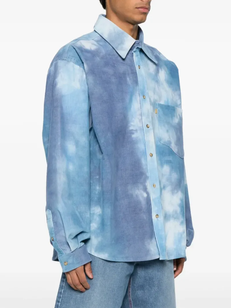 Shirts | Shirts>ERL Tie-Dye Corduroy Shirt