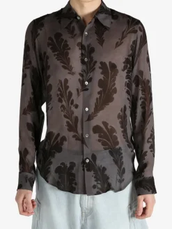 Shirts>DRIES VAN NOTEN Tight Fit Shirt