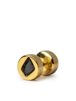 Jewelry | Jewelry>PARTS OF FOUR Tiny Stud Earring (Fuse, 0.1 CT, Black Diamond Fragment, YGA+KFRDIA)