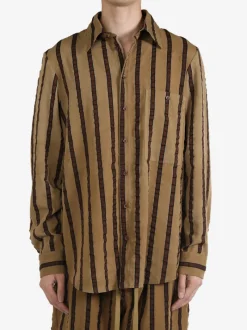 Shirts>UMA WANG Toffee Tab Shirt
