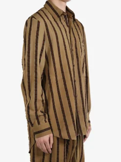 Shirts>UMA WANG Toffee Tab Shirt