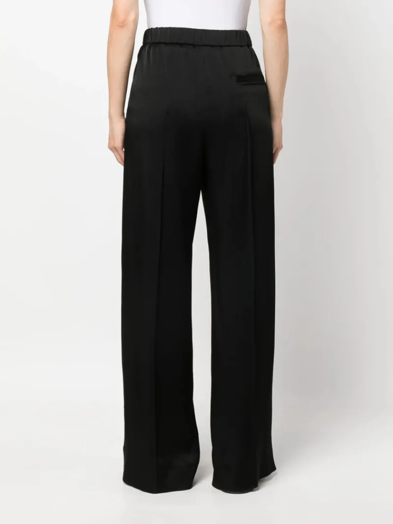 Pants>JIL SANDER Track-Inspired Satin Trousers