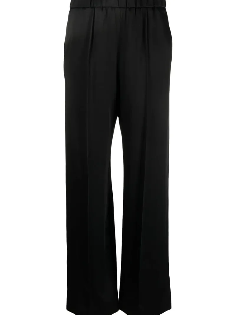 Pants>JIL SANDER Track-Inspired Satin Trousers