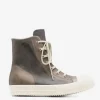 Sneakers>RICK OWENS Transparent Leather Sneakers