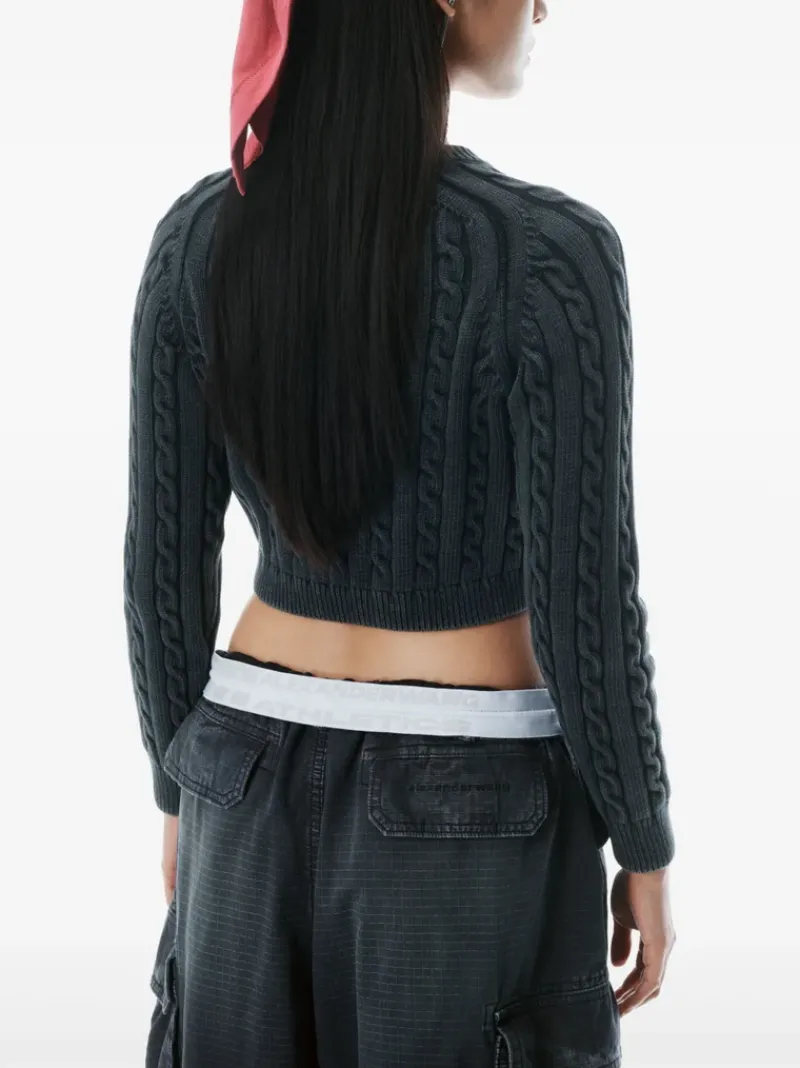 Pants>ALEXANDER WANG Turned Down Elastic Cargo Pant