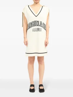 Knitwear | Dresses>MM6 Maison Margiela Varsity Jacquard Mini Dress