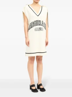 Knitwear | Dresses>MM6 Maison Margiela Varsity Jacquard Mini Dress