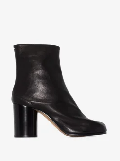 Boots | Heels>MAISON MARGIELA Vintage Leather Tabi High Heel Ankle Boots