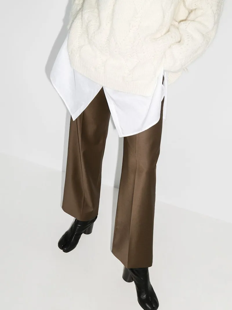 Boots | Heels>MAISON MARGIELA Vintage Leather Tabi High Heel Ankle Boots