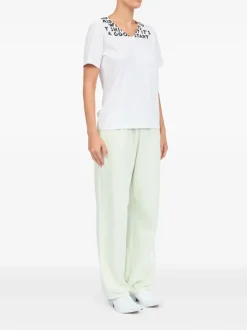 T-shirts>MM6 Maison Margiela V-Neck SIDA Print T