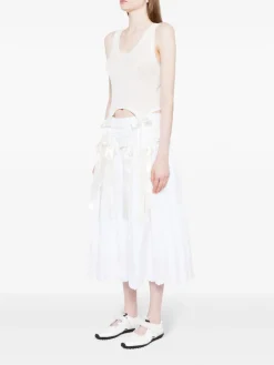 Tops>SIMONE ROCHA W/ Bow Tails Easy Tank