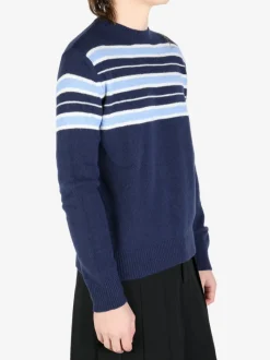 Knitwear>MARNI Wool Blend Striped Sweater