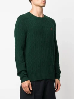 Knitwear>POLO RALPH LAUREN Wool Cable-Knit Sweater
