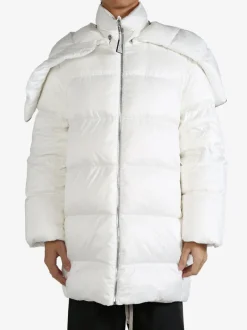 Jackets & Coats | Jackets & Coats>RICK OWENS X MONCLER Woven Hooded Cyclopic Coat
