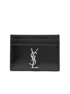 Small Accessories>SAINT LAURENT YSL Ultracalf Soft Monogram Card Holder
