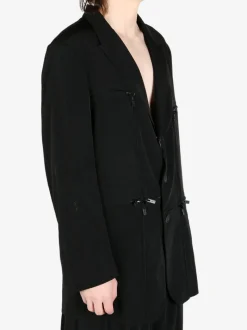 Suits & Blazers | Jackets & Coats>YOHJI YAMAMOTO POUR HOMME Zip Detail Jacket